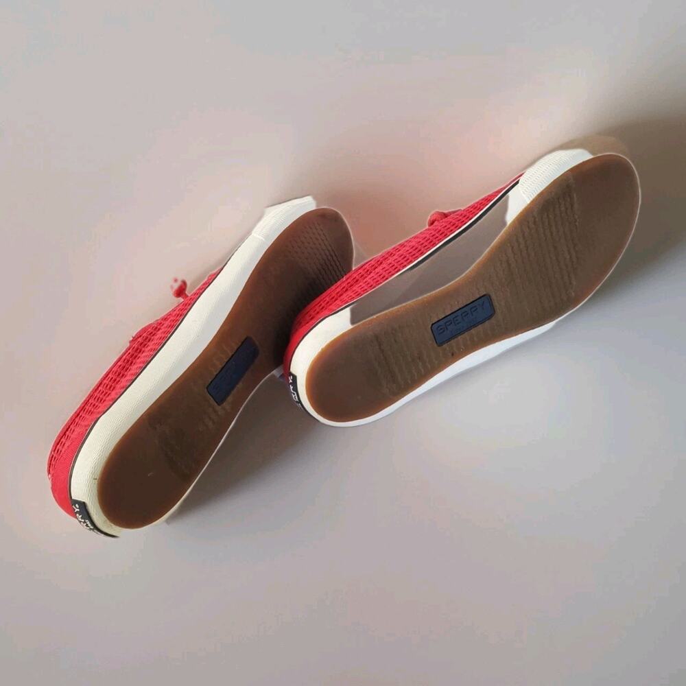 NIB Sperry Lounge LTT Mesh Red Slip On Sneaker 8.5M 39.5 - Picture 8 of 13